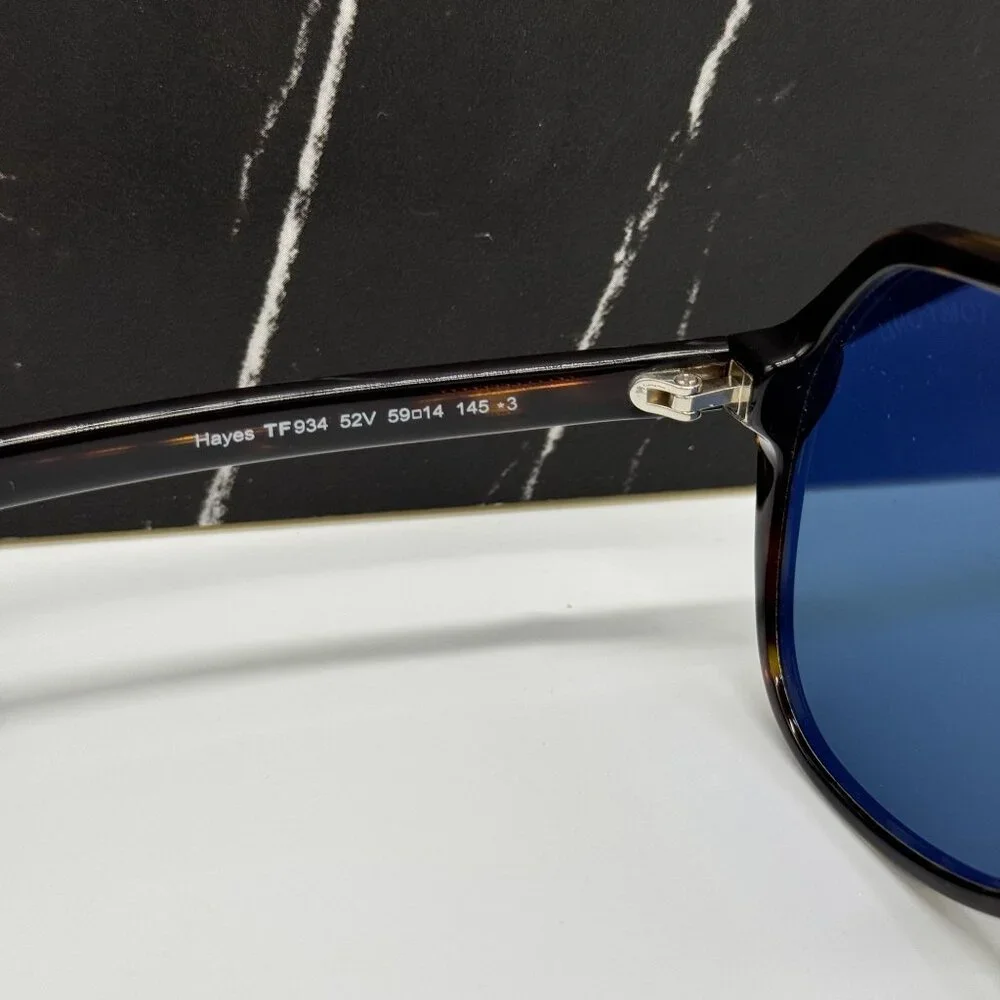 NEW TOM FORD HAYES TF934 52V HAVANA MEN SUNGLASSES TOM FORD FT0934 52V